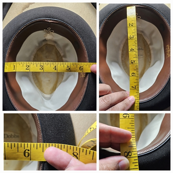 1940's Dobbs Veluna Vintage Dapper Fedora Hat - Picture 9 of 13